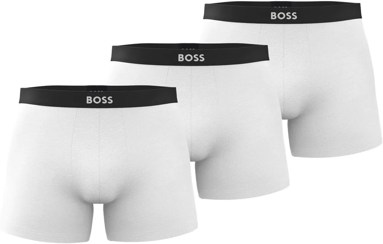 Боксеры 3шт BOSS, Powder White — фото 4