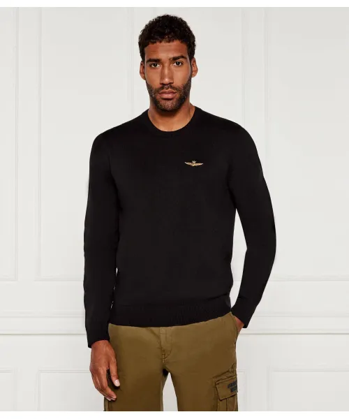 

Свитер Regular fit Aeronautica Militare, черный