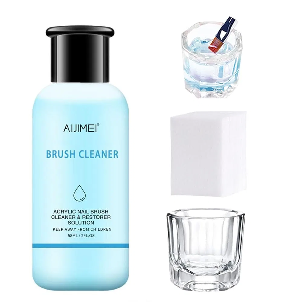 Очиститель для акриловых кистей AIJIMEI Aijimei, 58 Ml/2 Fl.Oz