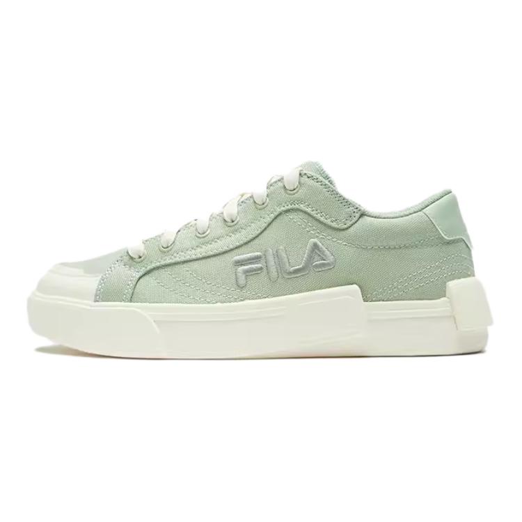 

FILA KIDS Детские кроссовки для скейтбординга, устойчивые к истиранию, дышащие, с низкой подошвой, белые, зеленые