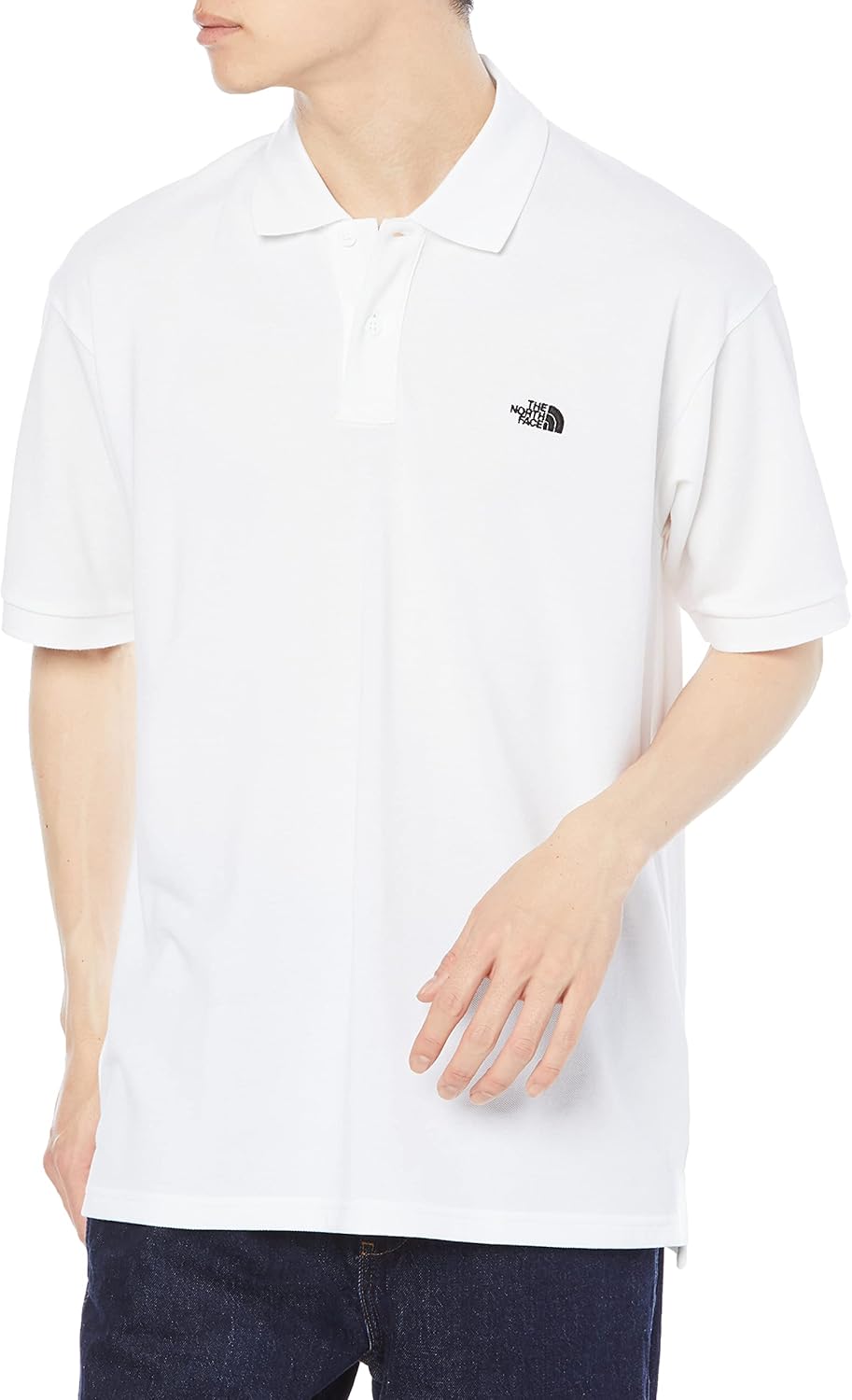 

Мужская поло-рубашка с коротким рукавом The North Face NT22232 S/S ANY PART POLO, белый