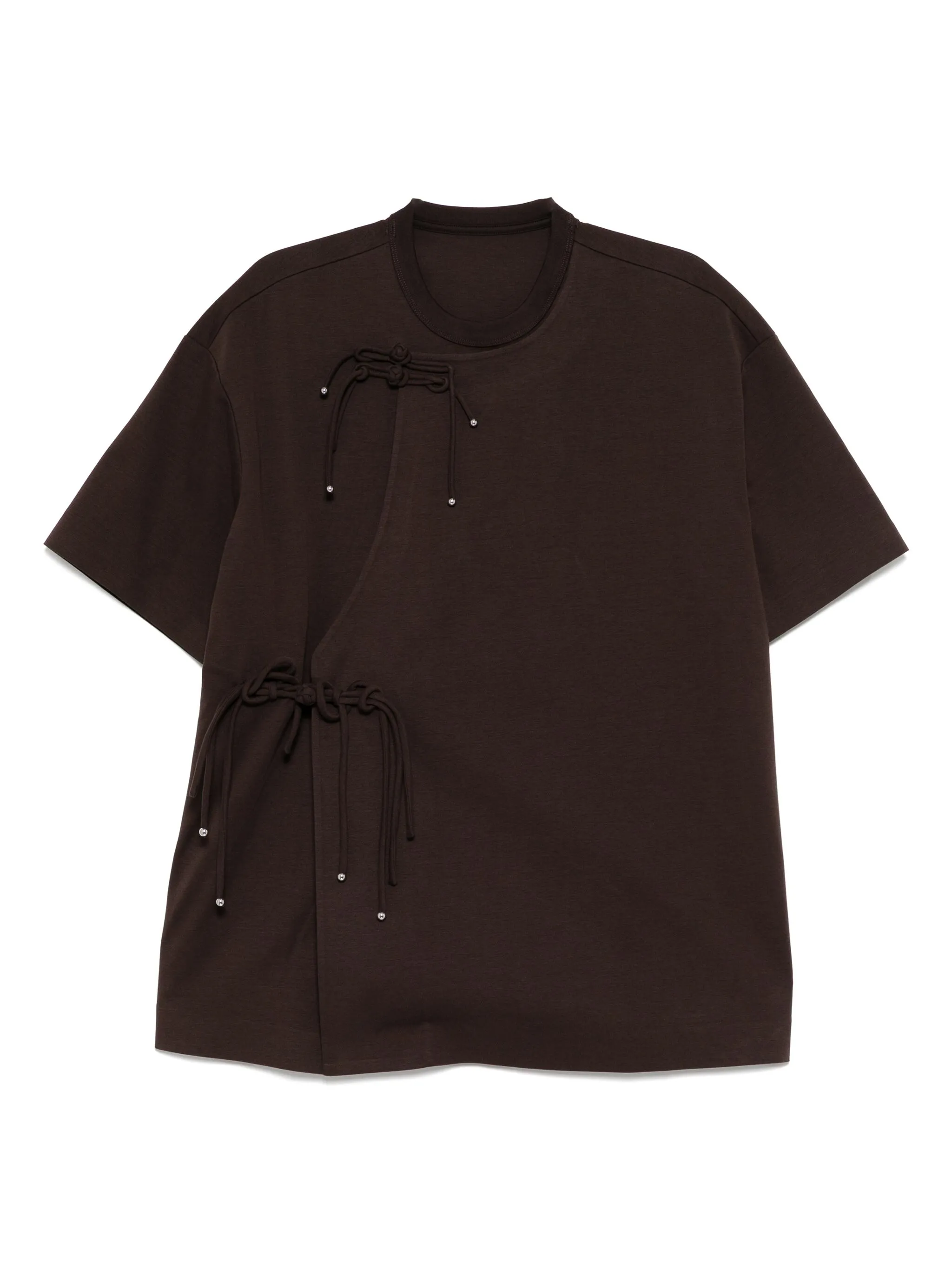 

Футболка с короткими рукавами Jnby, коричневый