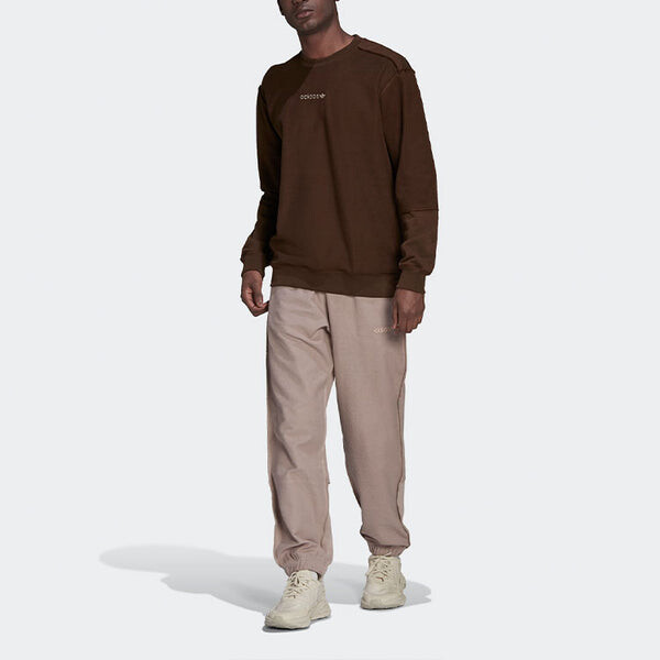 Толстовка Men's adidas originals Sports Round Neck Pullover Brown, мультиколор — фото 2