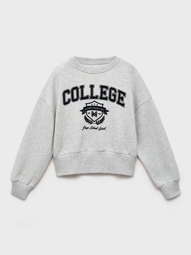 

Детский свитшот College Mango, Medium Grey