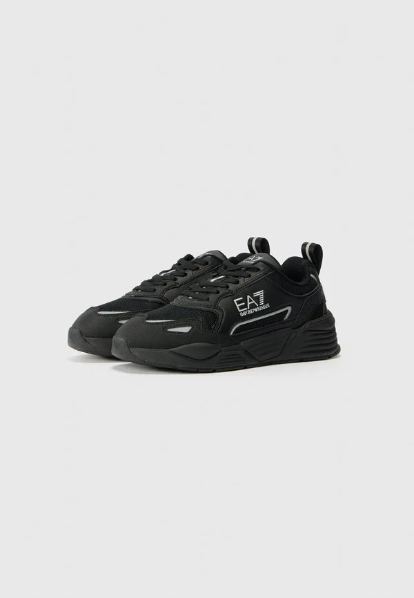 Кроссовки унисекс ace runner Ea7 Emporio Armani, Triple Black/Silver-Coloured — фото 2