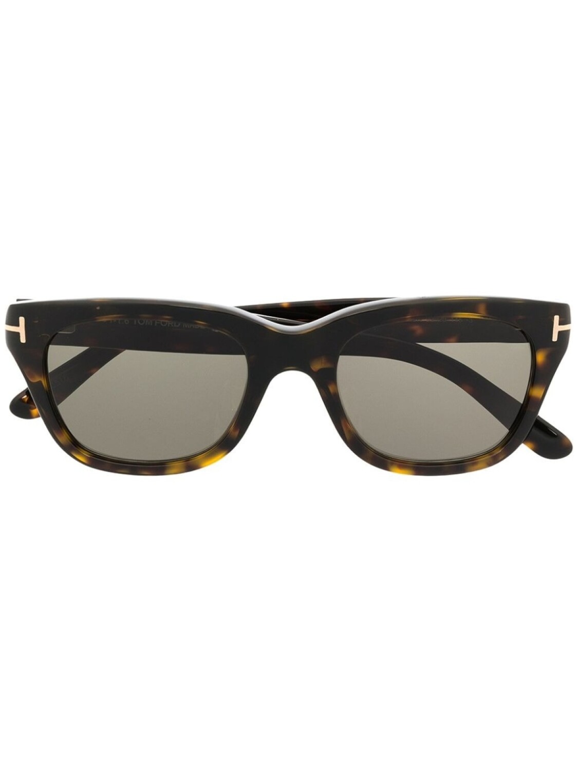 

TOM FORD Eyewear солнцезащитные очки в квадратной оправе, коричневый