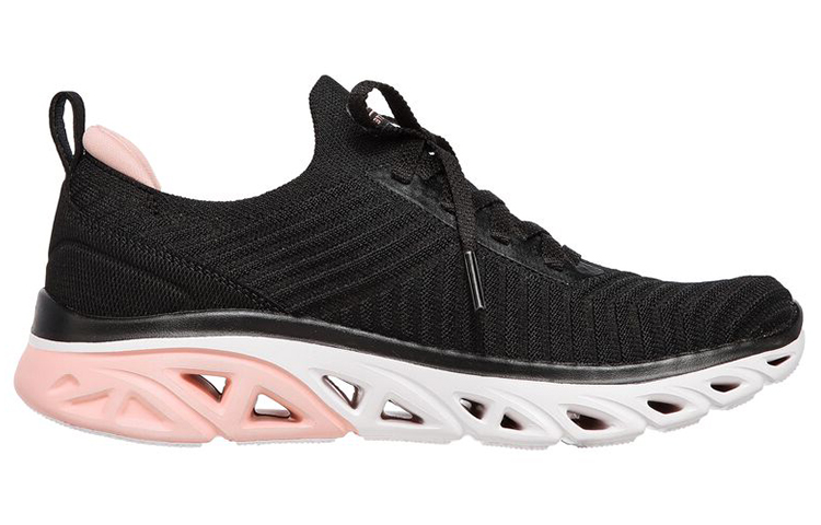 

Кроссовки Glide-step Sport женские с низким верхом, черные/розовые Skechers