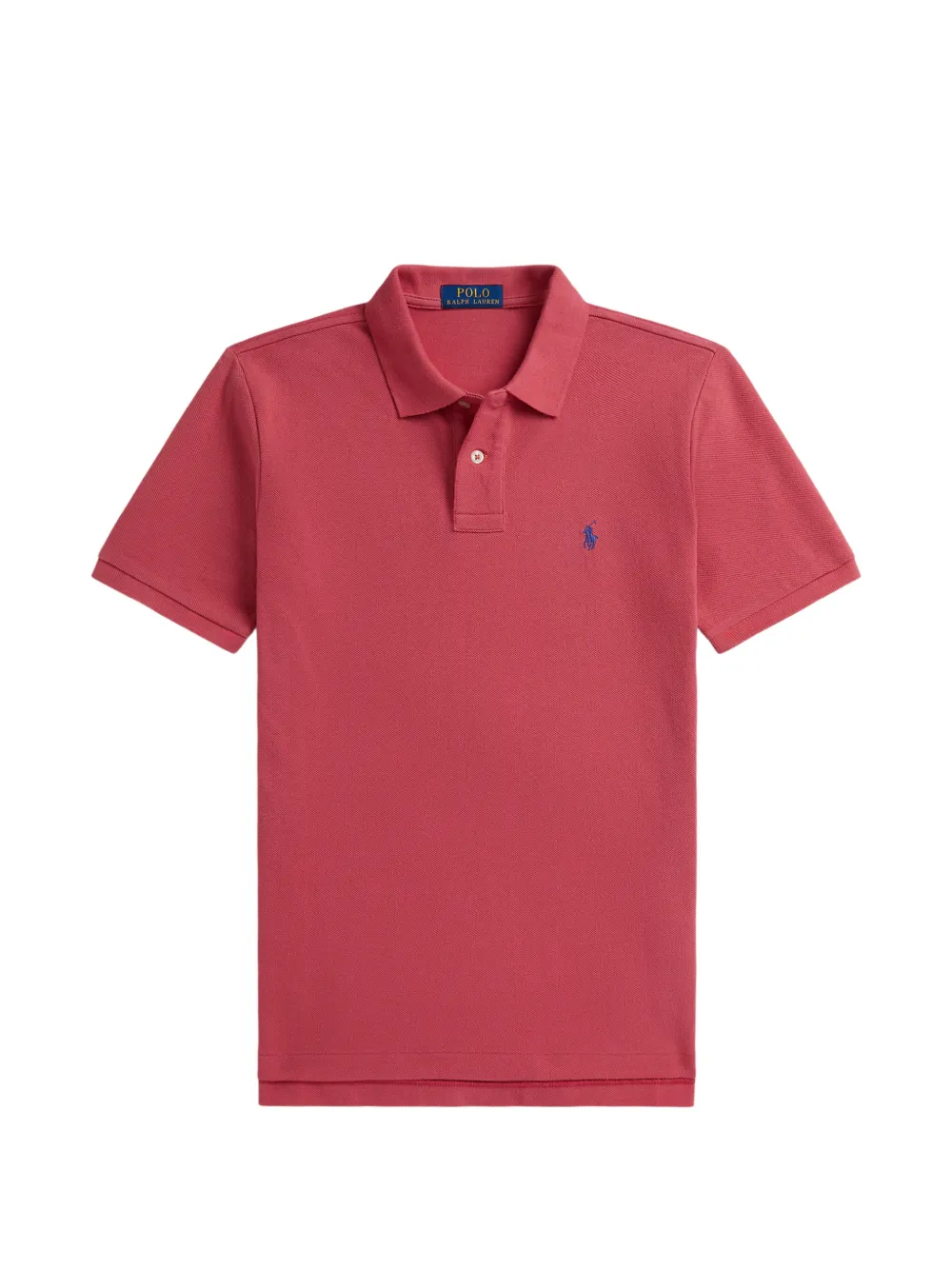 

Рубашка поло с короткими рукавами и вышитым логотипом Polo Ralph Lauren Kids, красный