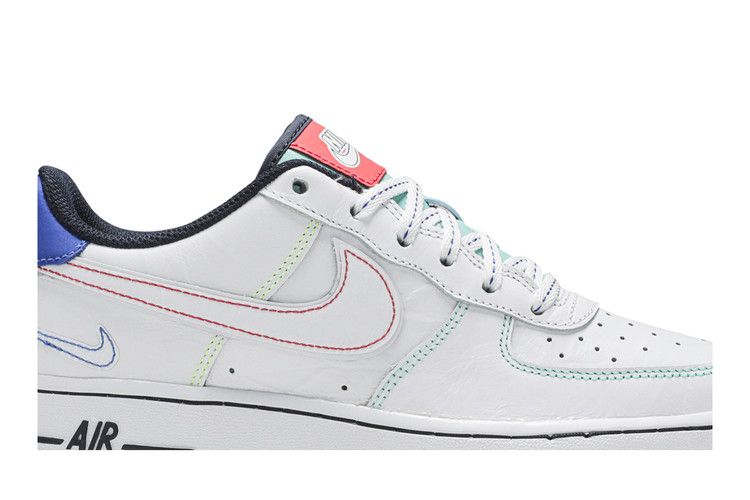 Кроссовки Nike Air Force 1 Low BG 'Outside the Lines', белый — фото 3