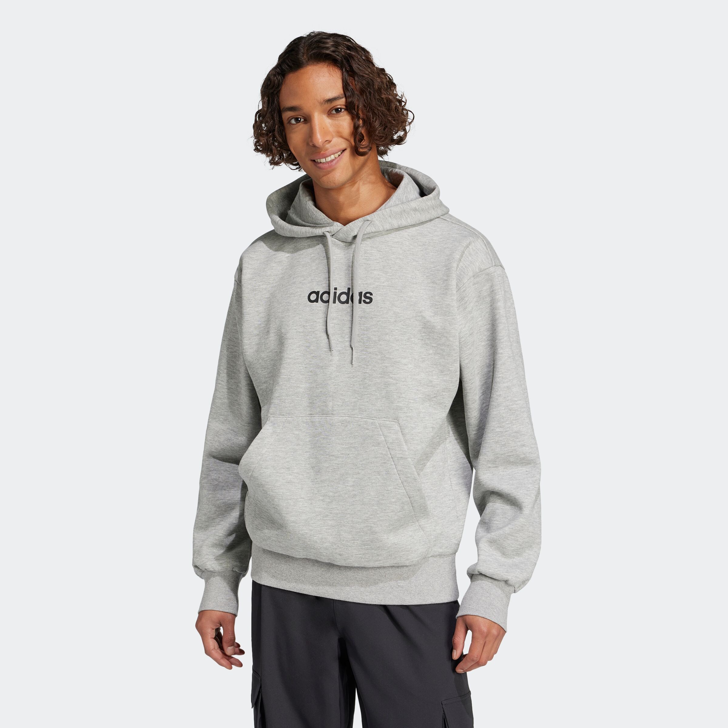 Adidas Sportswear Спортивный свитшот 'Essentials' в крапчатом сером цвете — фото 2
