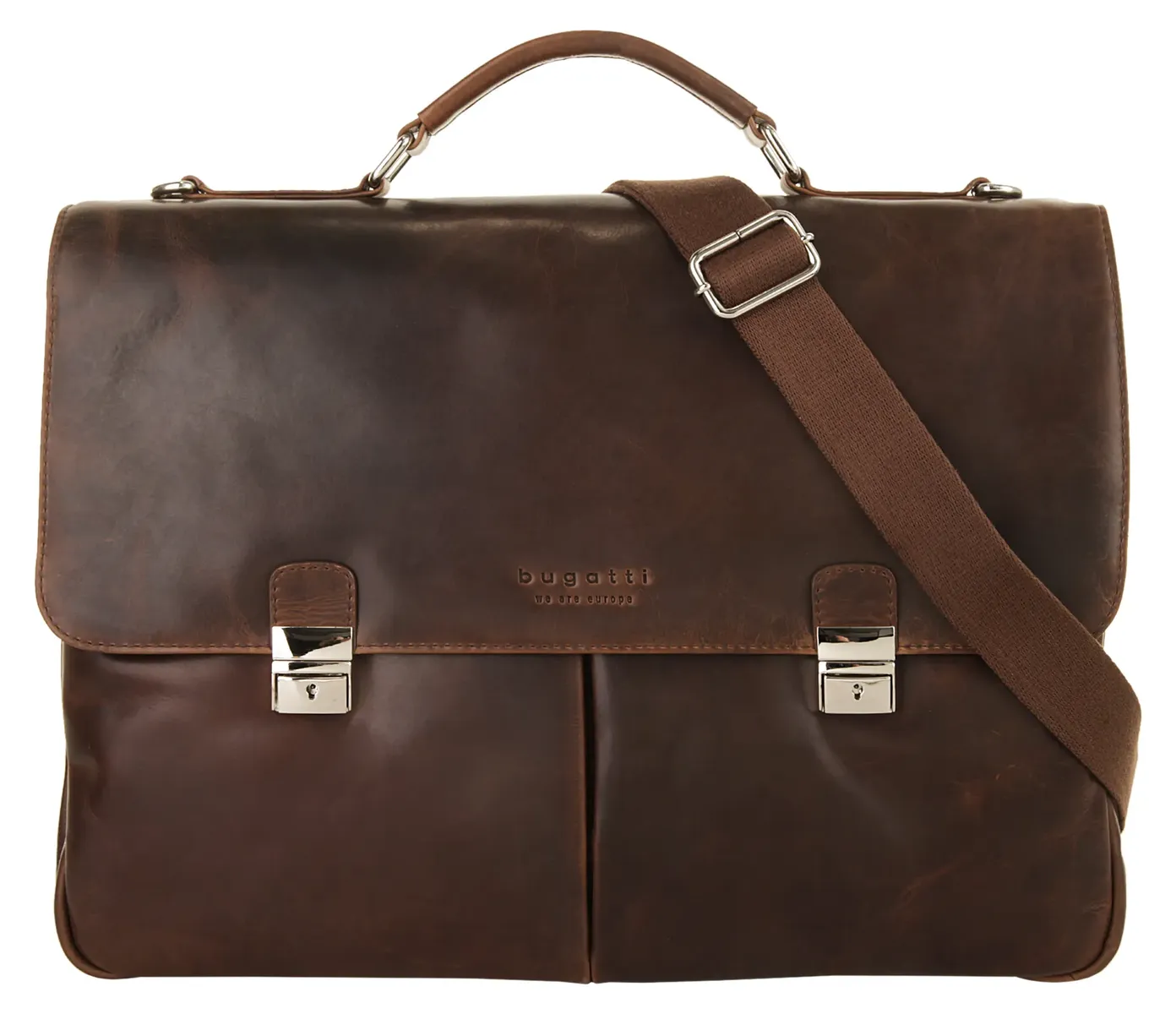 

Портфель bugatti "ROMANO", натуральная кожа, коричневый