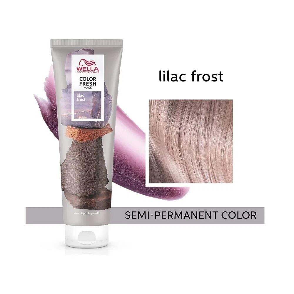 Полуперманентная маска для волос Wella Professionals Color Fresh, 3 шт. по 150 мл, оттенок Lilac Frost Wella Professionals — фото 2
