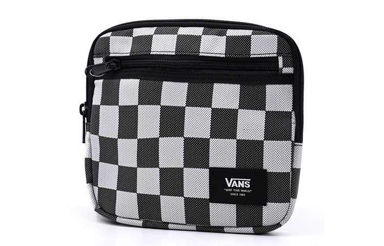 

Vans Полиэстеровый наплечный рюкзак кроссбоди классический мужской черно-белый