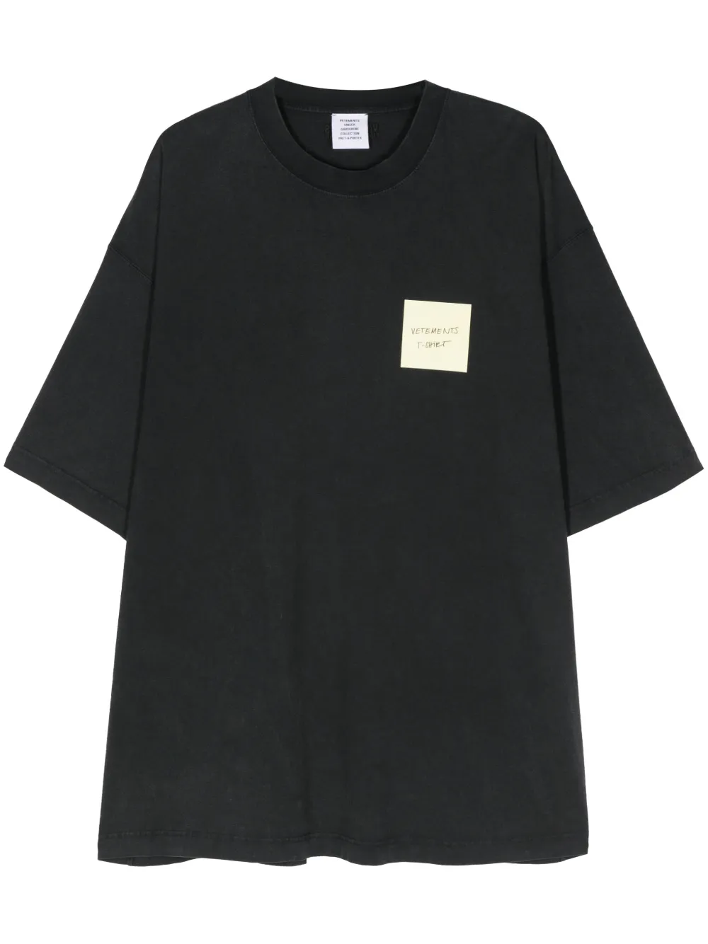 

Футболка с логотипом VETEMENTS, серый