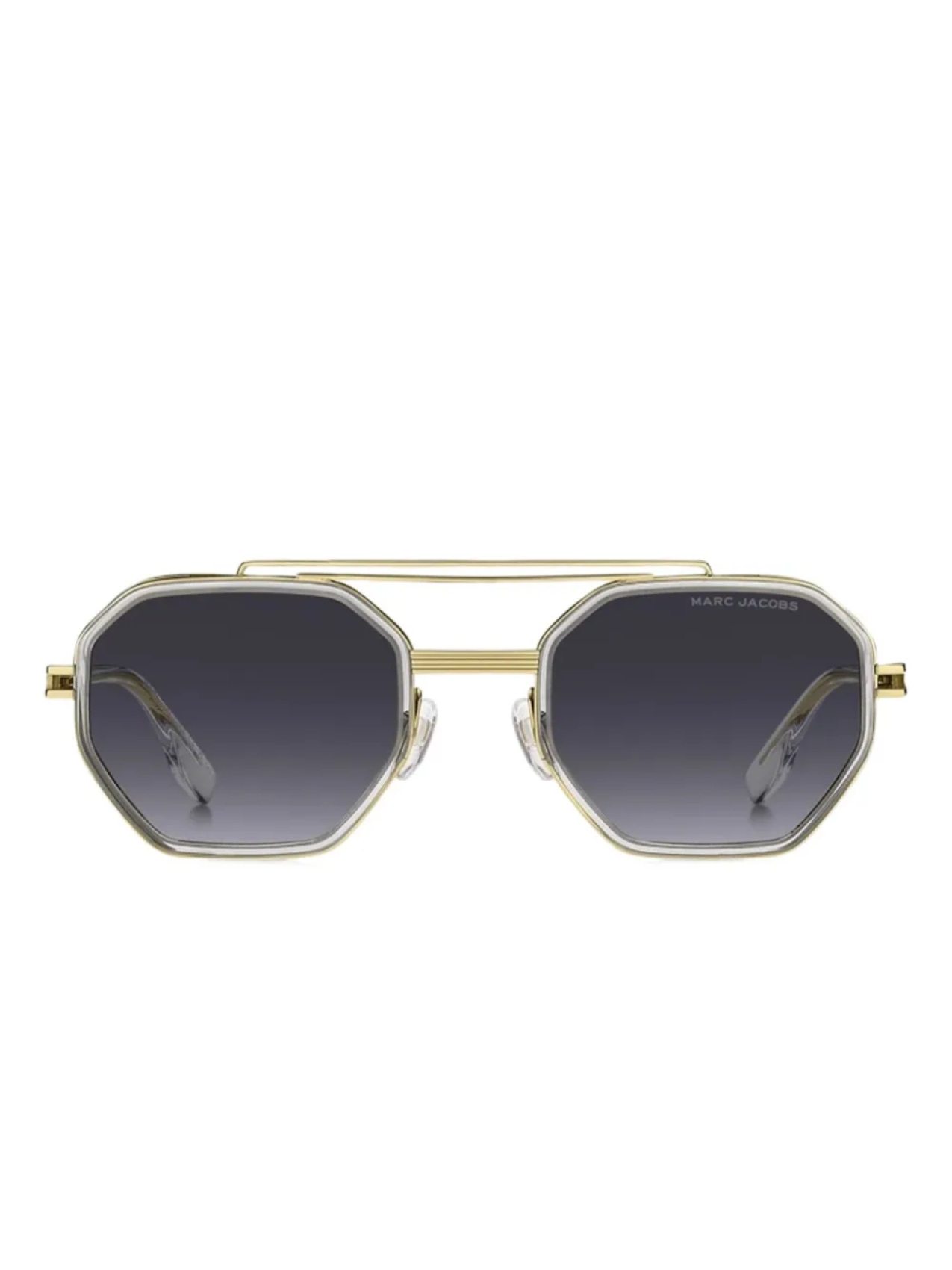 

Солнцезащитные очки Marc Jacobs Eyewear в восьмиугольной оправе, золотой
