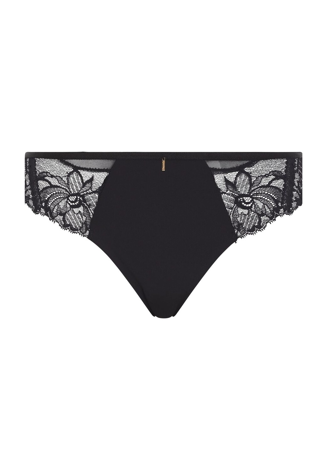 

Женские однотонные кружевные трусы Orangerie Dream с поясом CHANTELLE, черный