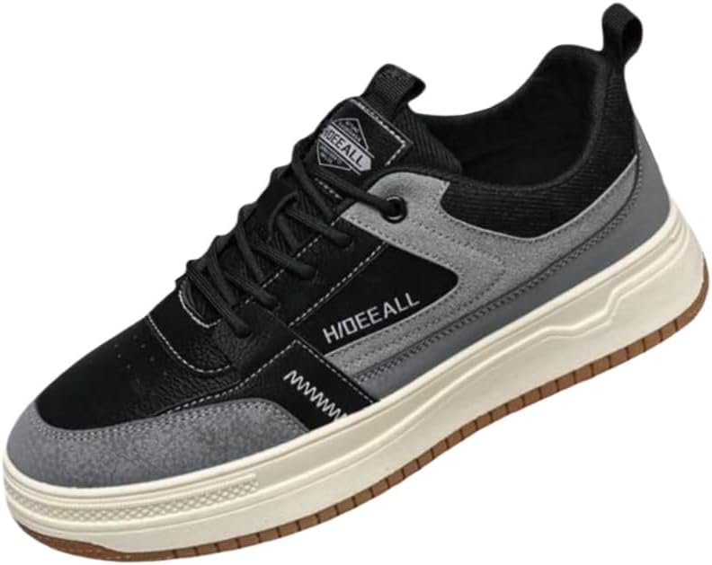 

Мужские низкие кеды для скейтборда - противоскользящие, удобные и прочные спортивные и повседневные модели, подходят для активного отдыха на улице - незаменимы для поклонников уличной моды Fmshi, черный