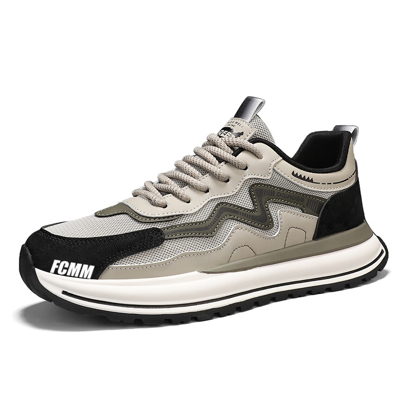 

Дышащие детские кроссовки для бега FCMM, черный/зеленый