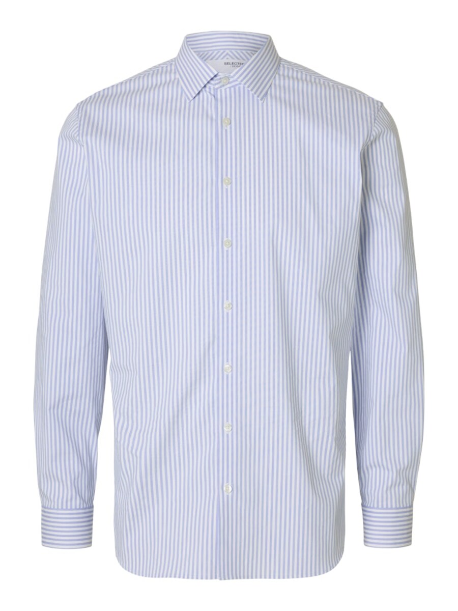 

Рубашка Slim Fit на пуговицах SELECTED, темно-синий