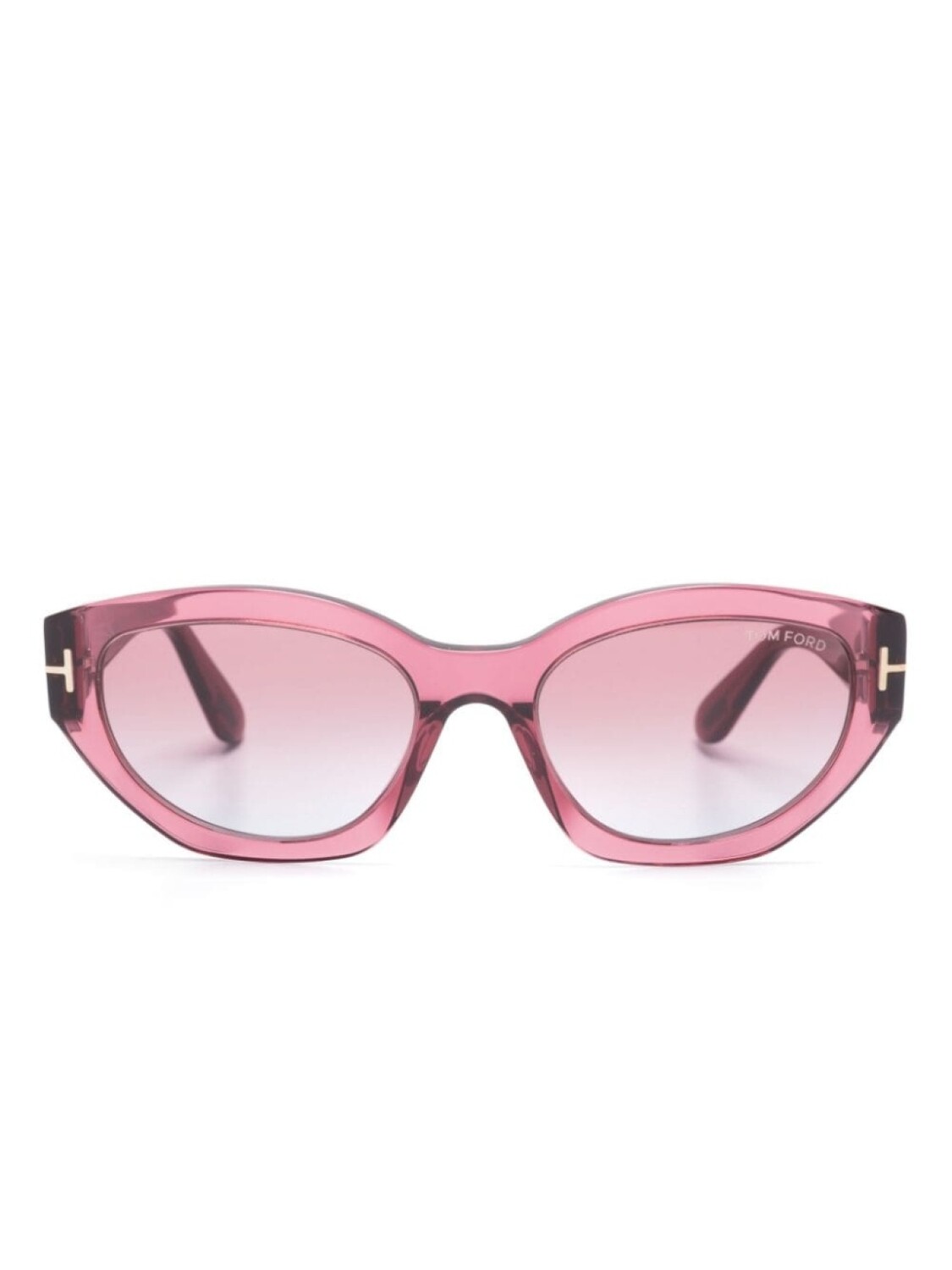 

TOM FORD Eyewear солнцезащитные очки Penny в оправе 'кошачий глаз', розовый