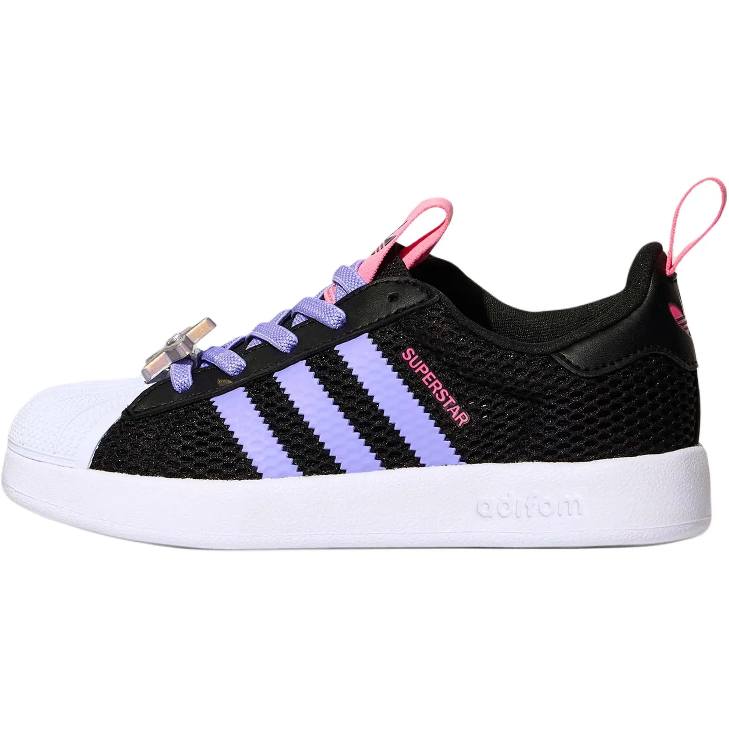 Кроссовки детские для скейтбординга AdiFOM Superstar 360 Low top Dark Light Purple Kids' Adidas Originals