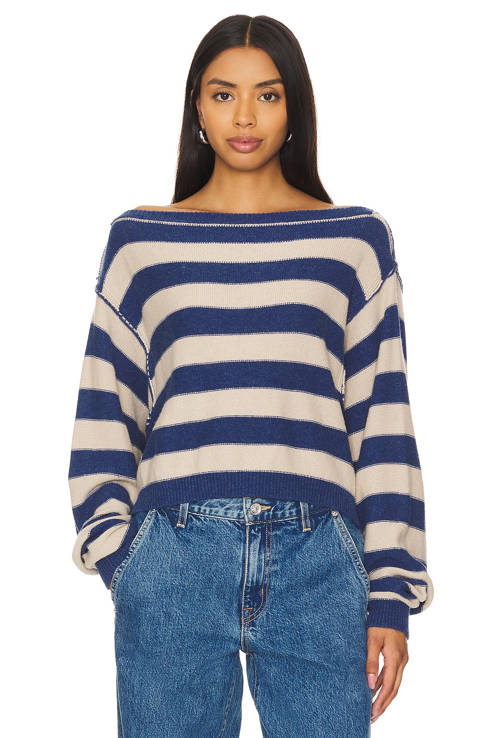 

X мы свободны в синем свитере Free People, синий