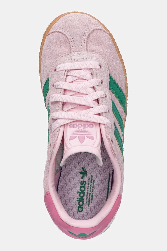 Детские кроссовки Gazelle Adidas Originals, розовый — фото 4