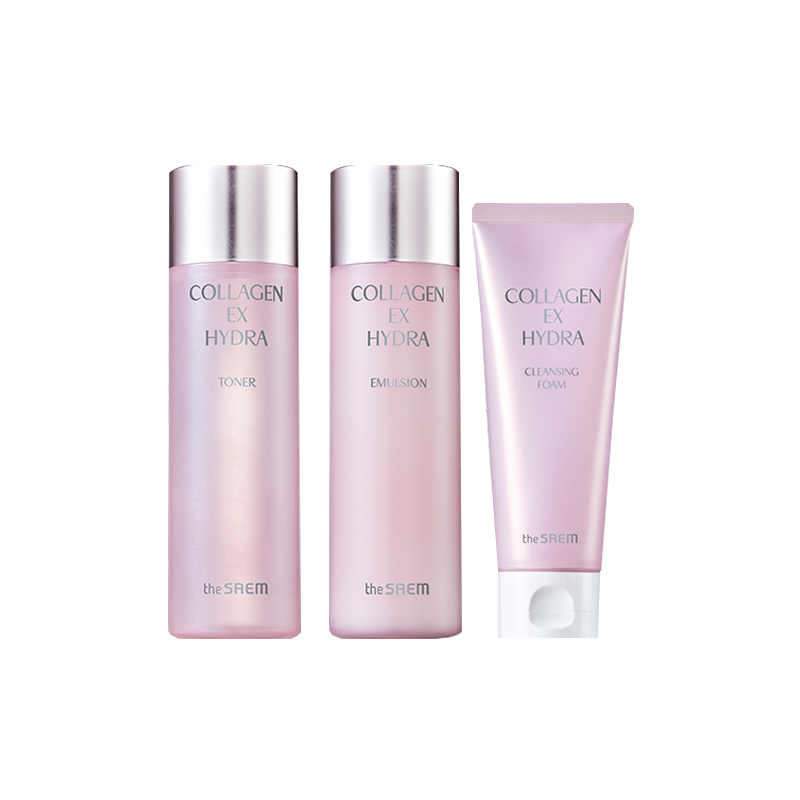 

The Saem Набор для ухода за кожей с коллагеном и яичным белком для подтяжки и увлажнения