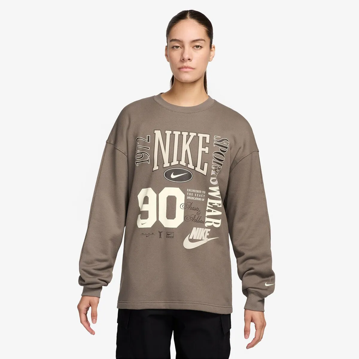 

Женская спортивная одежда Street Nike Свитшот, коричневый