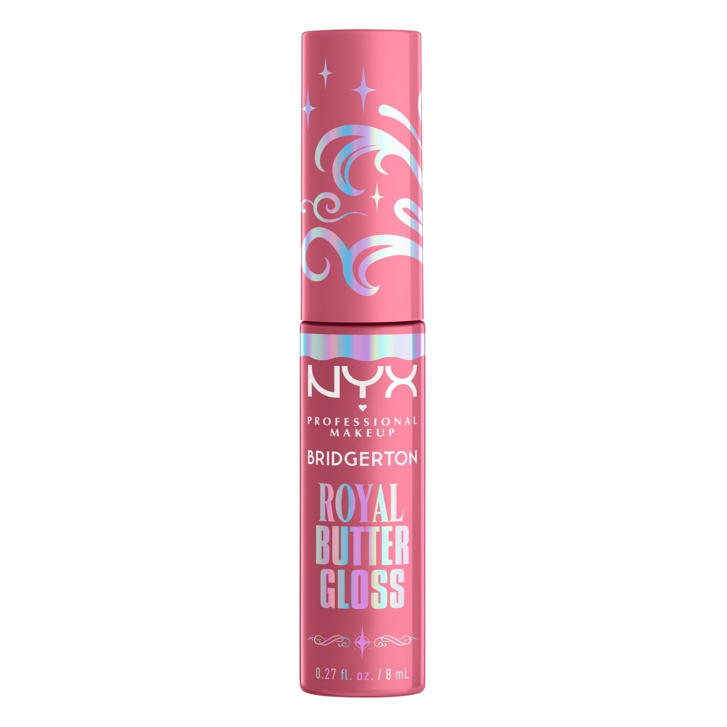 

Блеск для губ bridgerton royal butter gloss Nyx Professional Makeup, angel food cake, объем 8 мл.