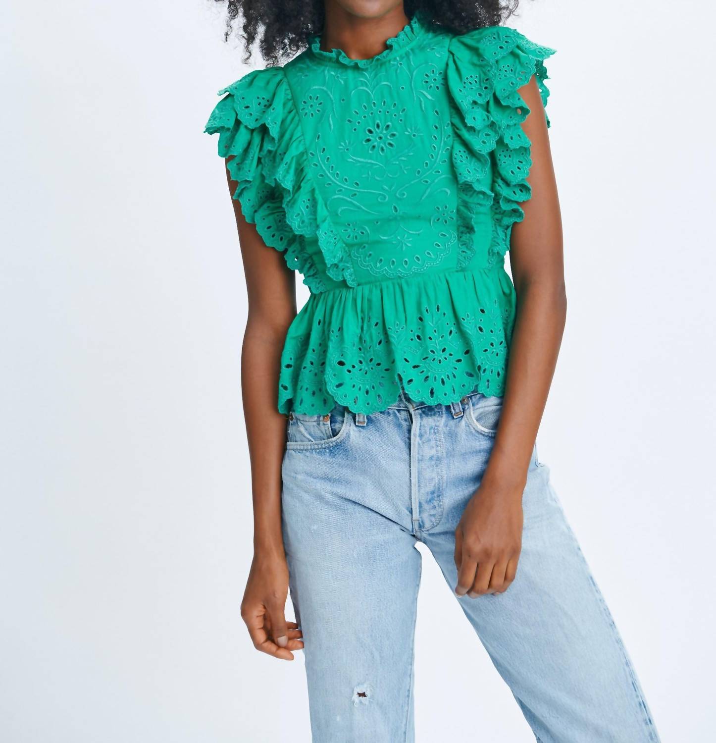 

Топ Lea в цвете Kelly Green LOVE THE LABEL