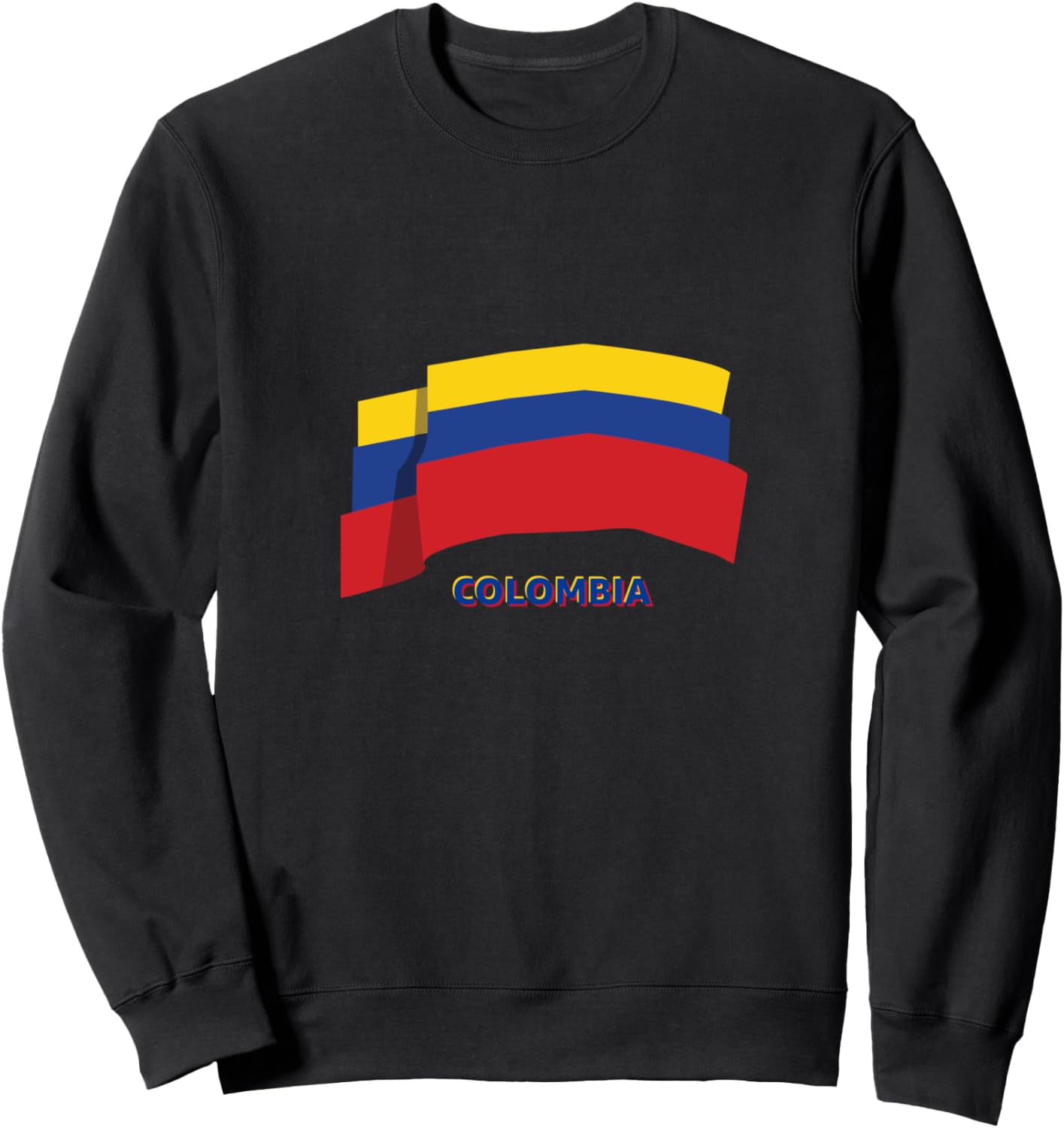 

Толстовка с флагом Колумбии Colombia, черный