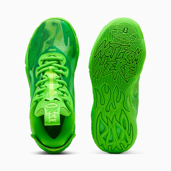 Баскетбольные кроссовки для больших детей Puma X Lamelo Ball Mb.04 Lo Team, зеленый — фото 4