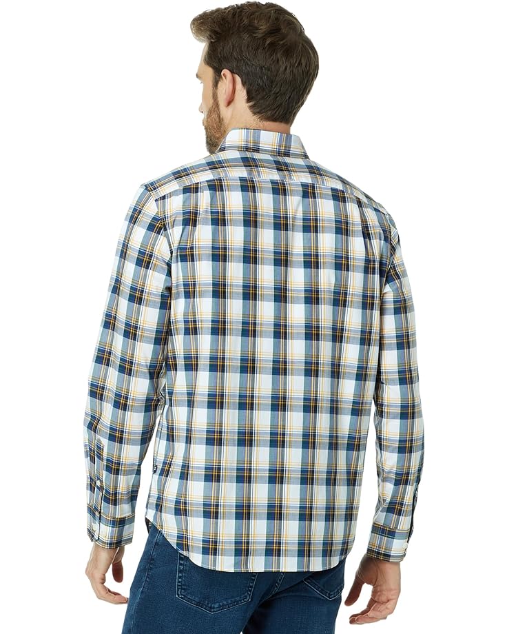 

Рубашка Nautica Wrinkle-Resistant Plaid Wear To Work Shirt, ярко-белый