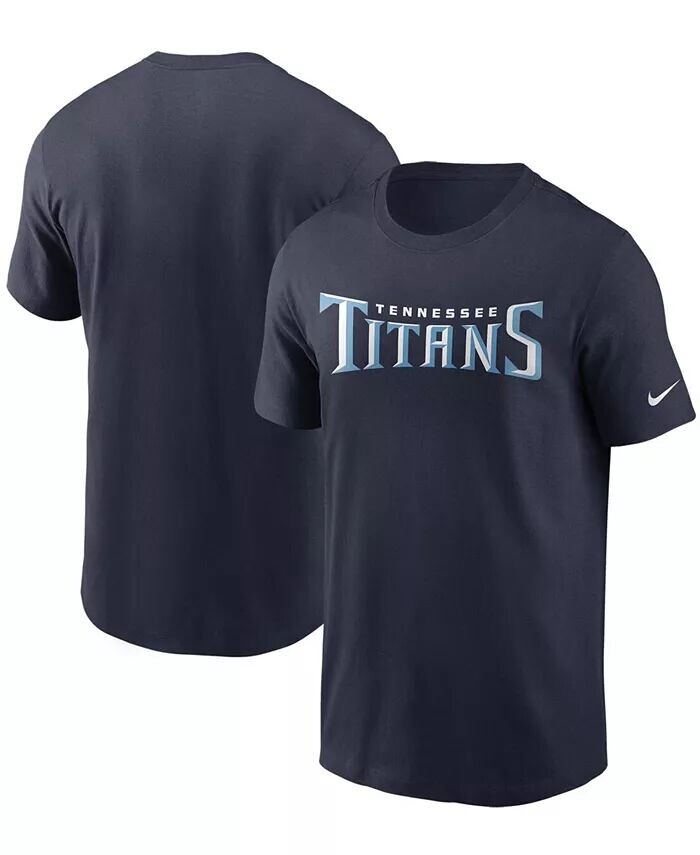 

Мужская темно-синяя футболка с надписью Tennessee Titans Team Nike