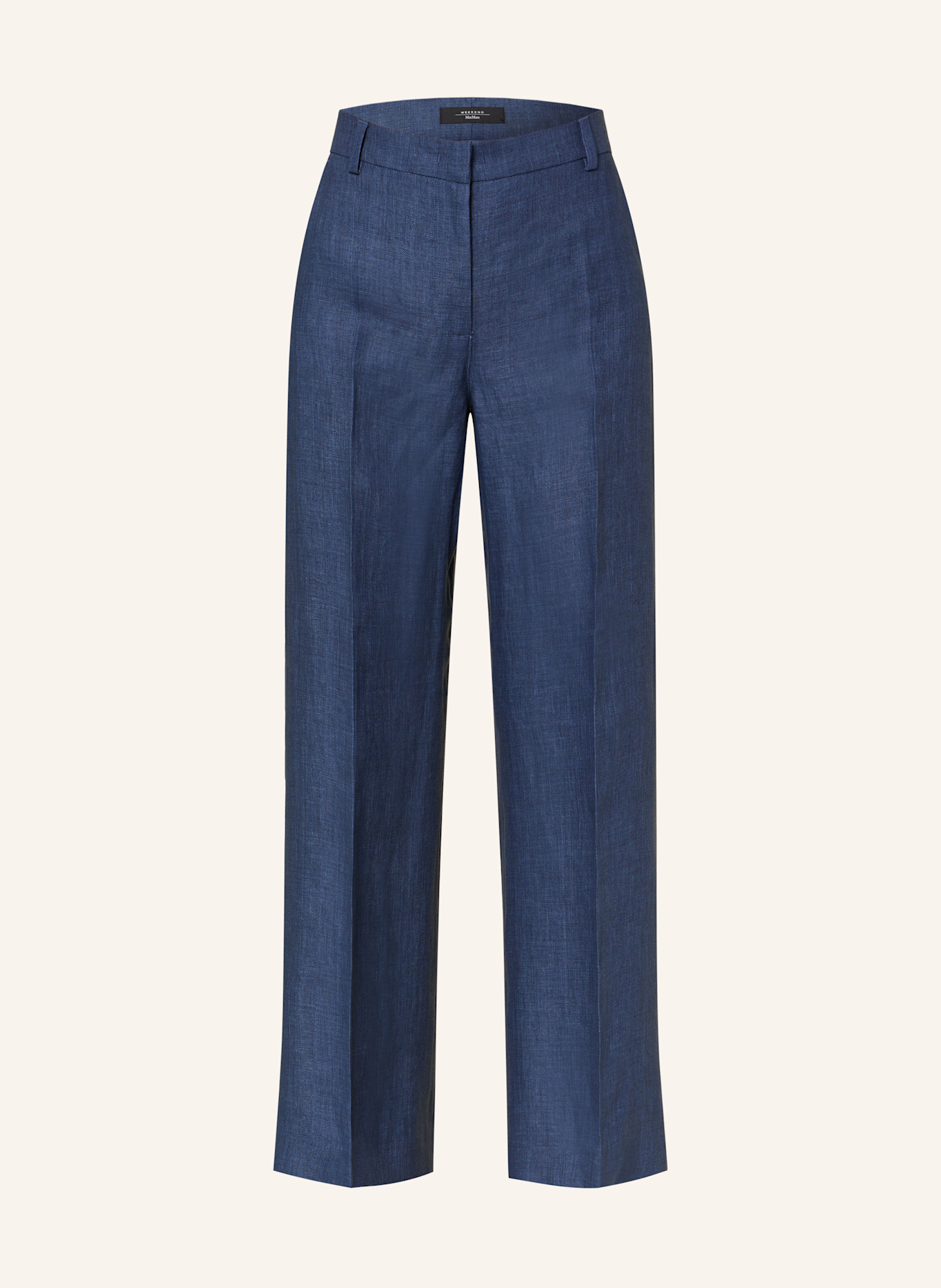 

Брюки Marlene Malizia из льна Weekend Max Mara, синий