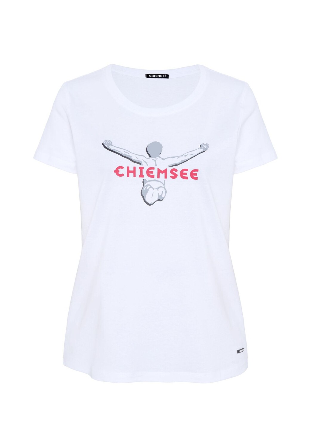 

Футболка с логотипом и джемпер CHIEMSEE, цвет 11-0601 Bright White