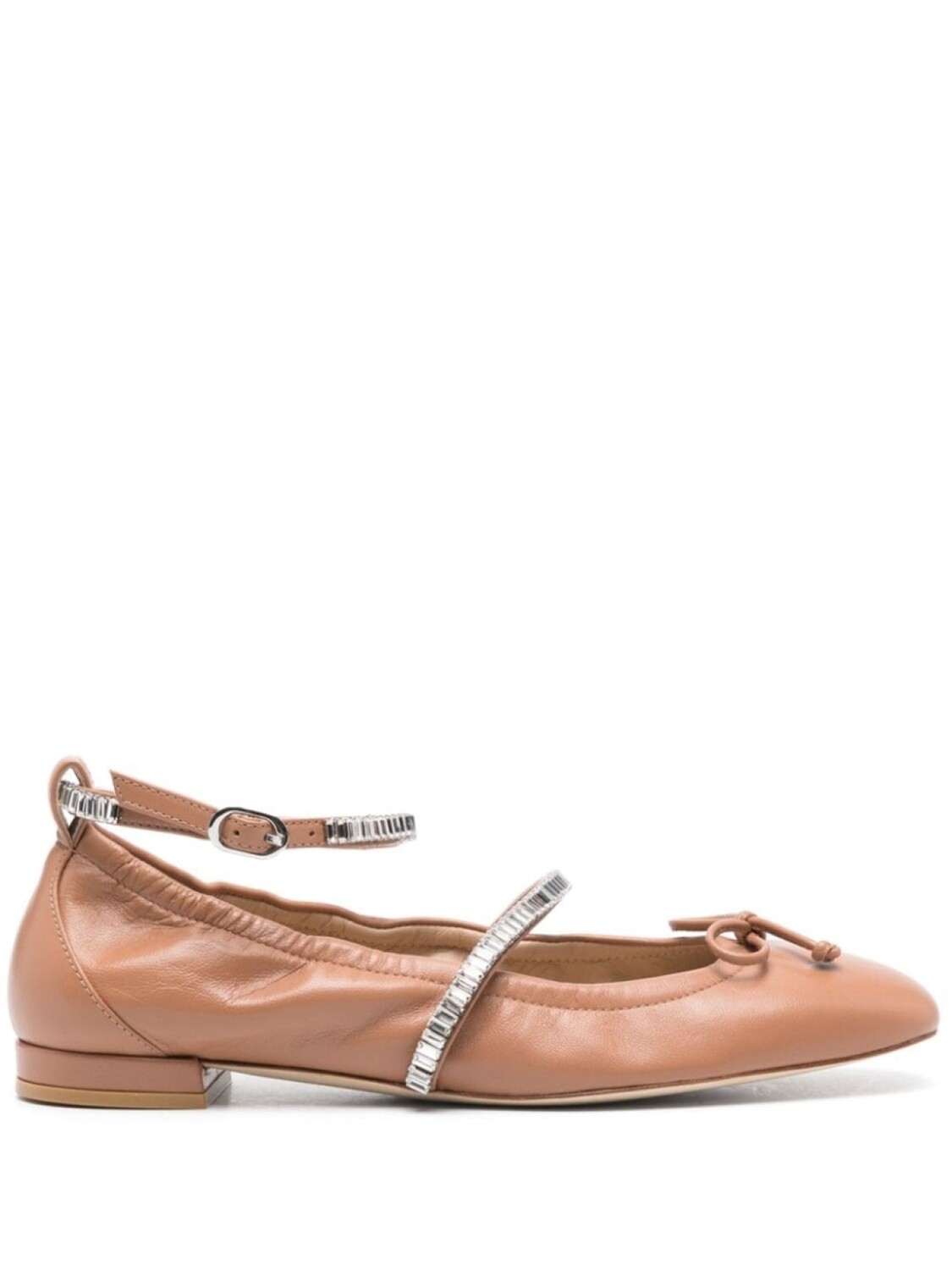 Stuart Weitzman балетки Стефани, нейтральный цвет