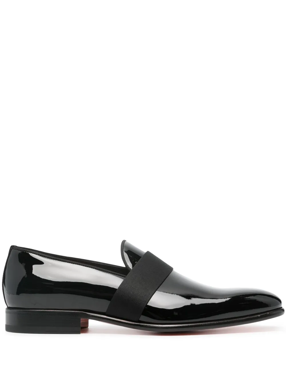 

Лакированные лоферы Santoni, черный