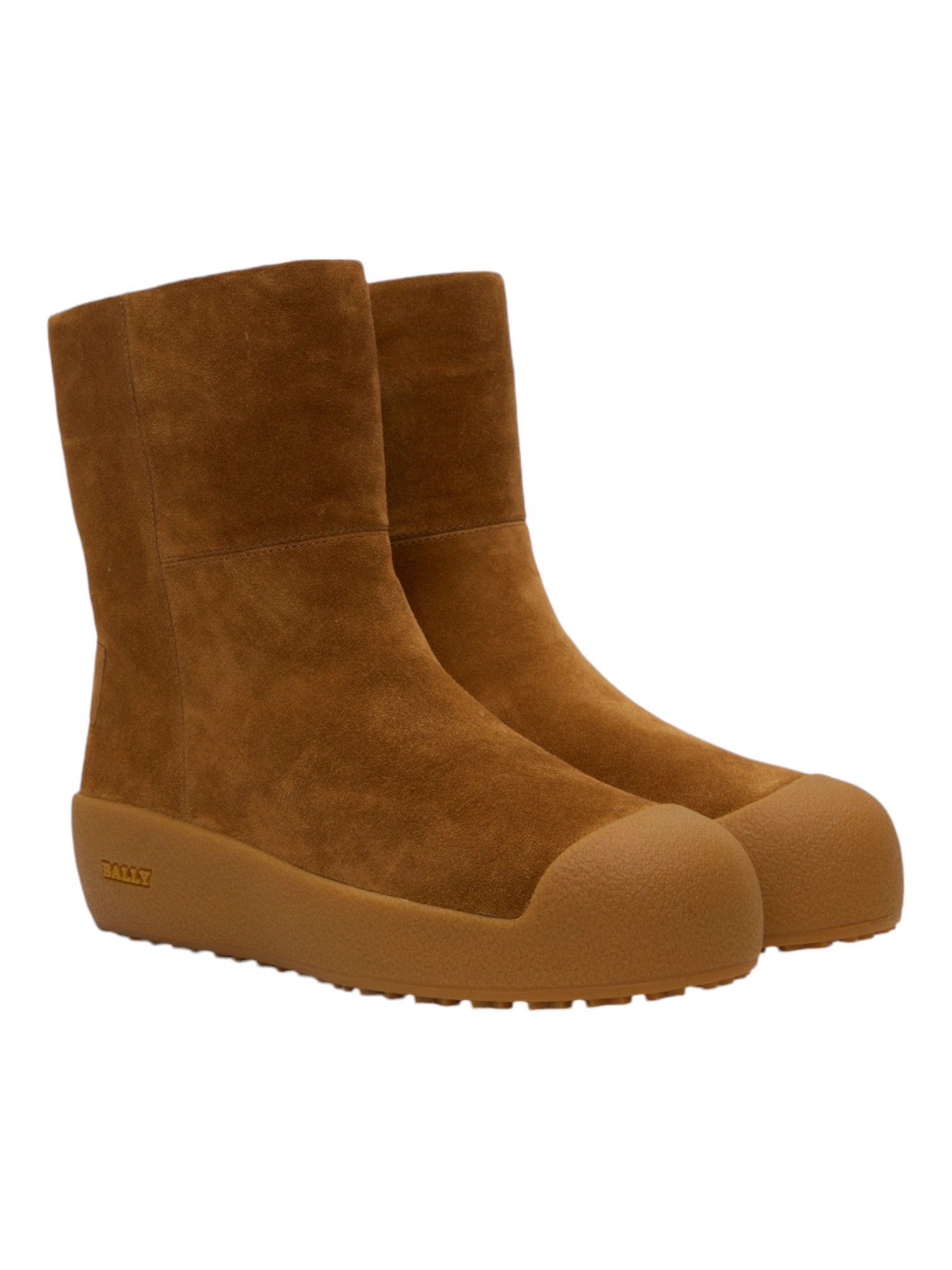 Bally GSTAAD 6302941 Мужские замшевые ботинки цвета верблюжьей кожи с подкладкой из шерринга, коричневый — фото 2