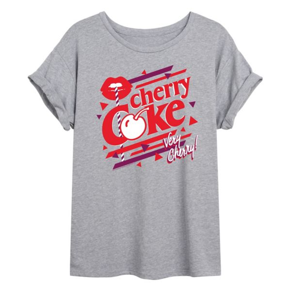 

Оверсайз-футболка Very Cherry с принтом вишнёвой колы для подростков Licensed Character, серый