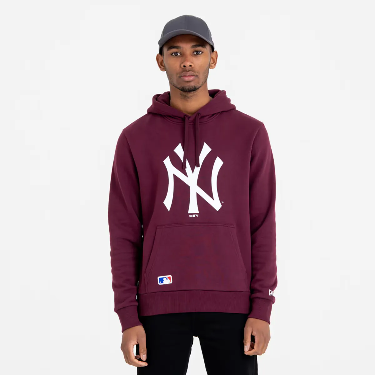

New York Yankees MLB New Era унисекс толстовка, пурпурный