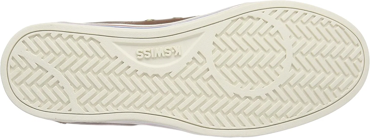 Мужские низкие кроссовки K-Swiss Match Court P, Tortoise Shell Antique White 03783 291 — фото 4