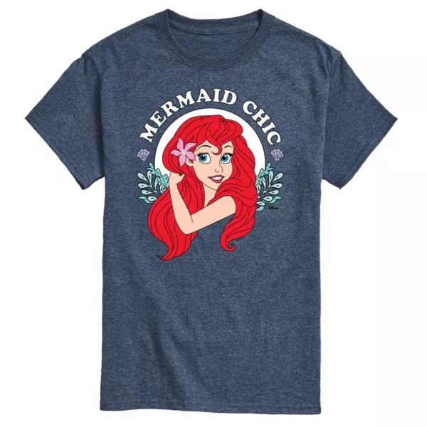 

Футболка мужская "Русалочий шик" The Little Mermaid Disney, синий