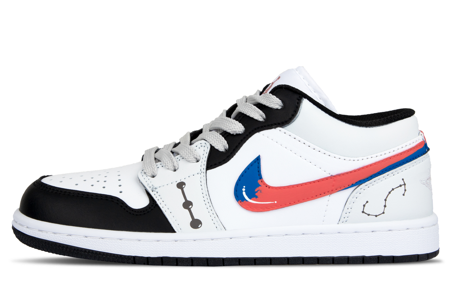 

Jordan Кроссовки Unisex Air 1 Cushioning Low top Vintage Basketball Shoes белого цвета