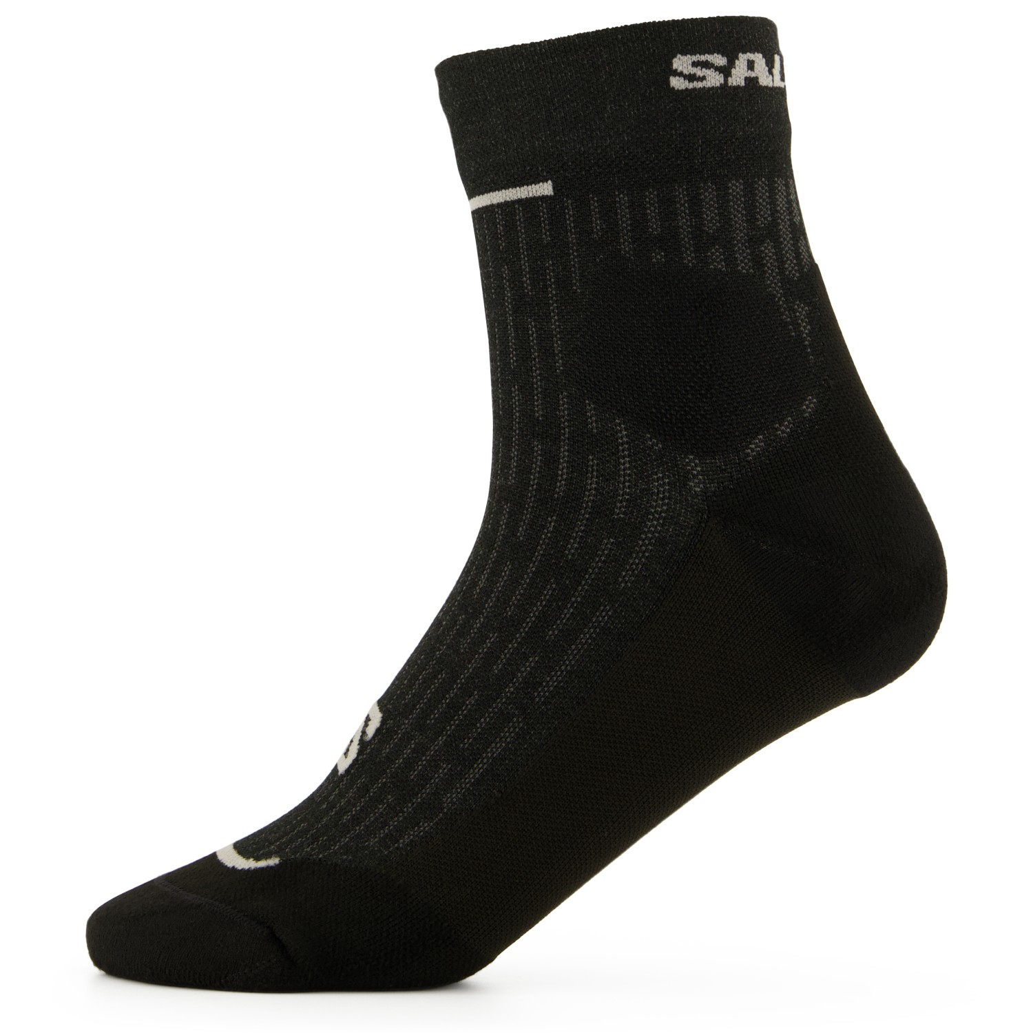 

Носки для бега Salomon Ultra Glide Ankle, цвет Black/Phantom/Ghost Grey