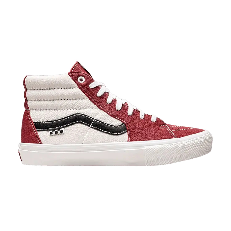

Кроссовки Vans Skate Sk8-Hi Chili Pepper White, красный