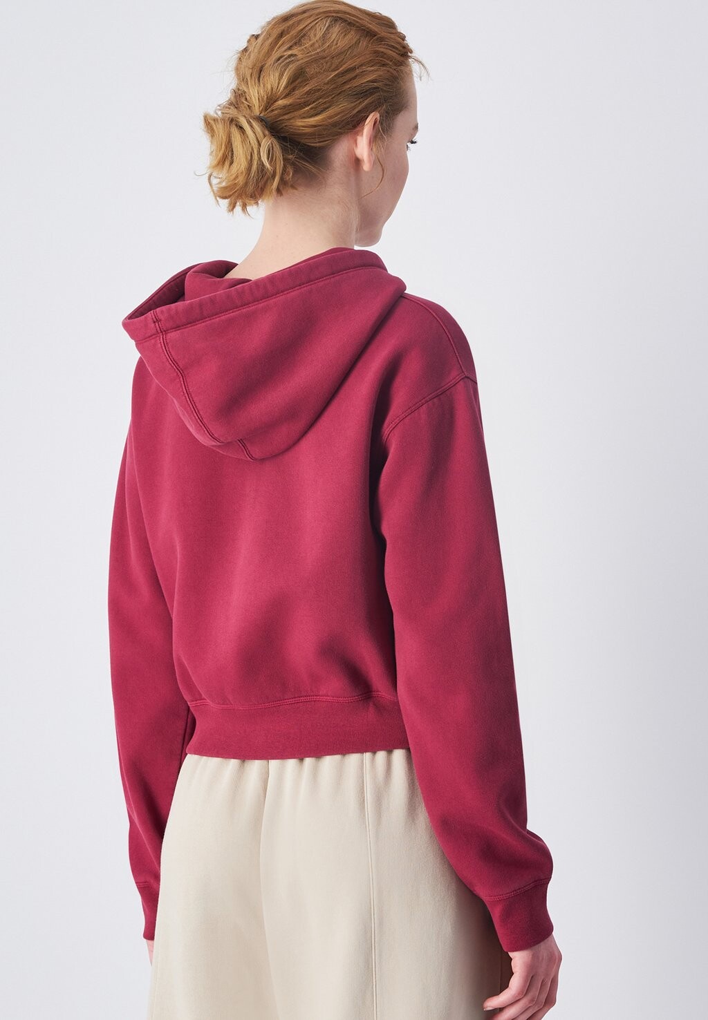 

Толстовка на молнии HOODED VINTAGE WASH Champion, темно-красный