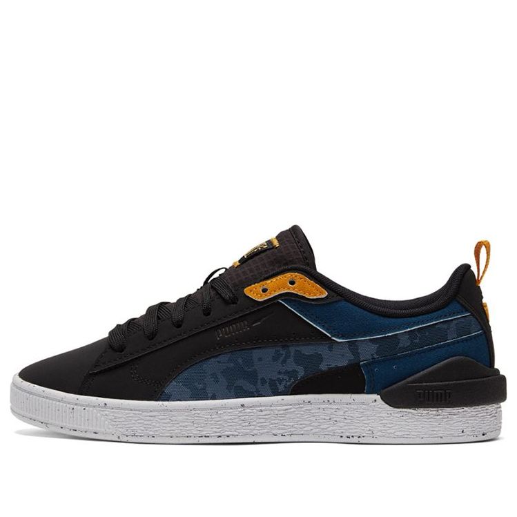 

Кеды PUMA Unisex Suede Bloc Low-Top Sneakers Blue/Black, синий