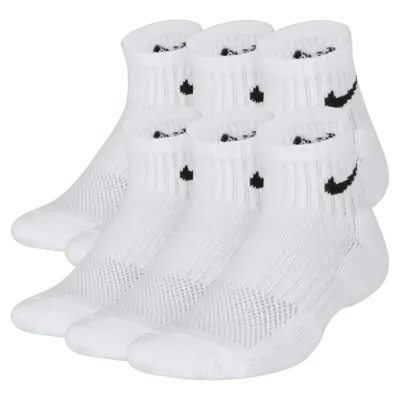 

Носки Nike Everyday Kids' Cushioned Ankle (6 шт), белый/черный